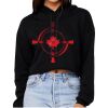 Women's Sponge Fleece Cropped Fleece Hoodie BC7502 Thumbnail