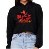 Women's Sponge Fleece Cropped Fleece Hoodie BC7502 Thumbnail
